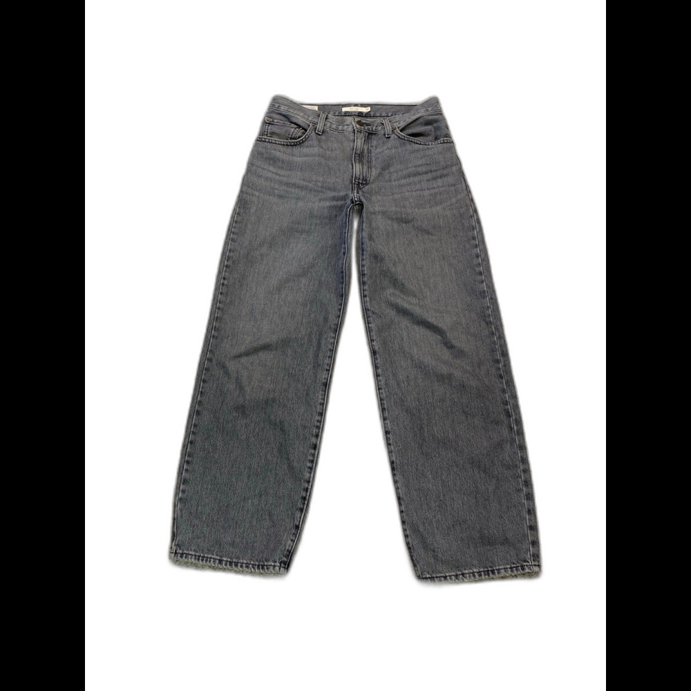 Levi’s Premium Baggy Dad Jeans In Chill At Home Black Grey 27 Relaxed Straight - Picture 2 of 11